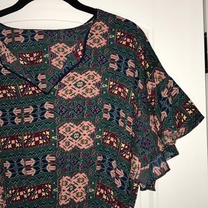 Vintage Southern Pattern Mini Dress